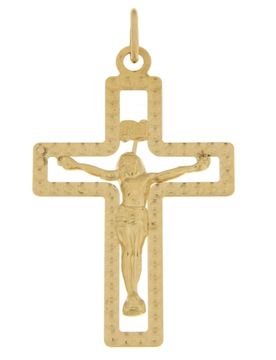 Ciondolo Croce Uomo Oro Giallo GL101706