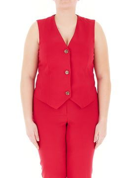 Gilet misto viscosa ROSSO 21