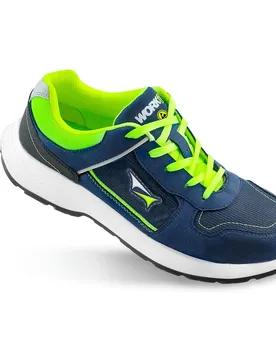 Chaussures De Sécurité Hello S3s Sr Blue / Green EU 40