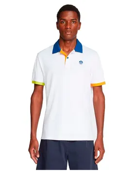 Polo à Manches Courtes 692356 Logo White 3XL