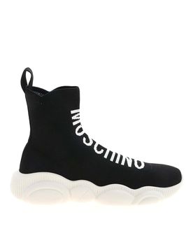 Moschino sneaker a calzino alto