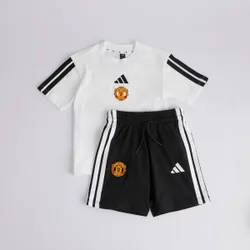 Manchester United x Little Kids Essentials T-Shirt Set White/Black 6-7Y