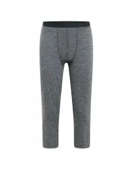 Pantalone intimo da uomo Merino 200 3/4 grigio chiaro S