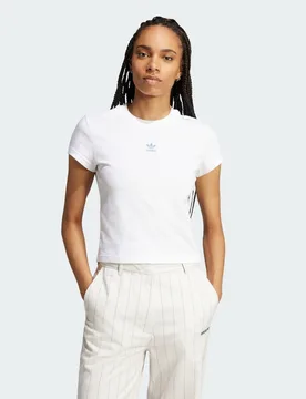 Adidas ESS SLIM T-Shirt XS White - Adidas - FashionsVida