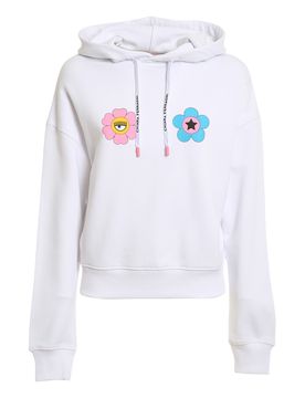 Felpa in cotone con cappuccio
