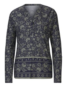 Heine Blusa navy / caqui