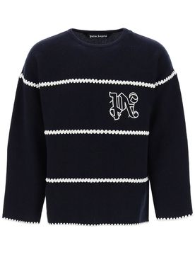 Knit Wool Blend Pullover