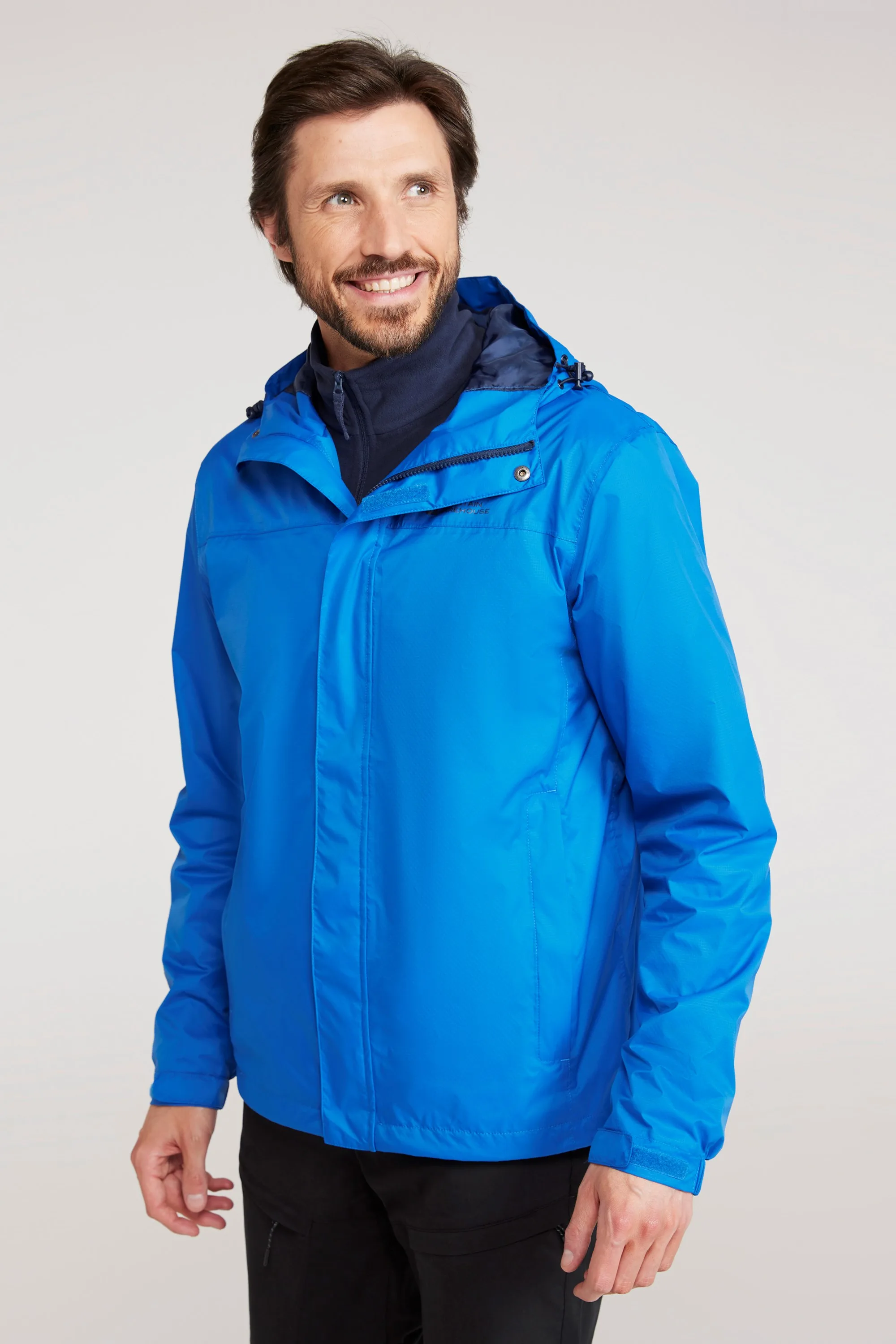 Torrent Mens Waterproof Jacket - Blue - Blue - Size: 3XL - Mountain Warehouse - FashionsVida