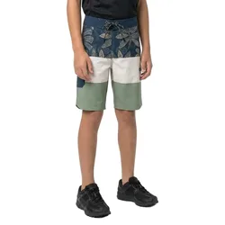 Short De Bain Session Blocked Oil Green 23 Garçon