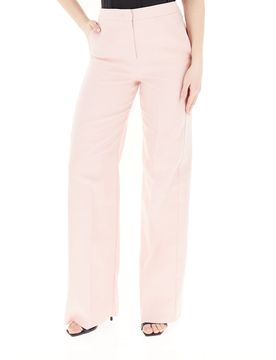 Pantalone misto lino ROSA CHIARO 44