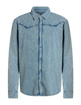 Camisa Hombre Azul profundo S,XL Hombre