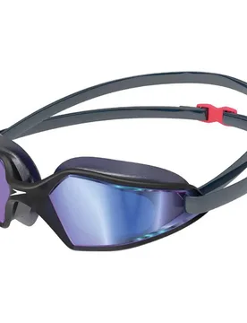 Hydropulse Mirror Swimming Goggles Navy / Oxid Grey / Blue One Size Men,Women - Speedo - FashionsVida