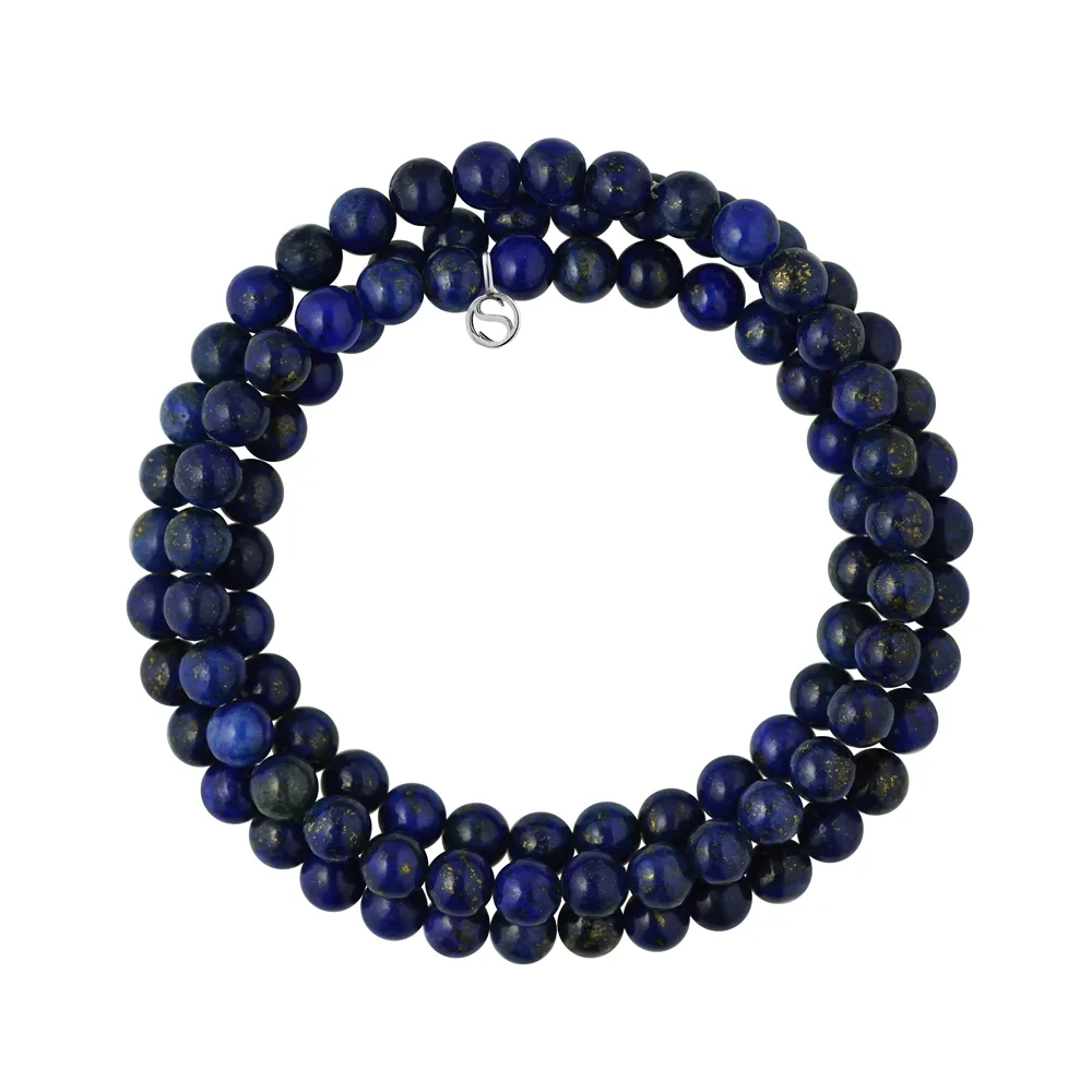 Womens Bracelet Silver Sterling 925 Puerto Limón - Blue - Size Medium - Rodney & Rolf - FashionsVida