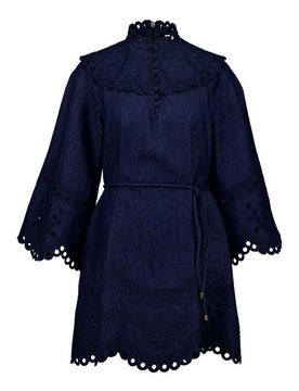Zimmermann Miniabito in denim Mahon
