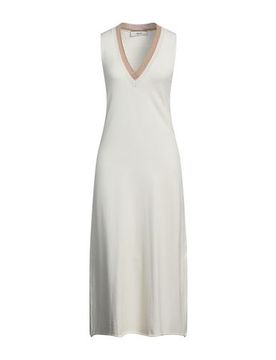 Midi-Kleid Damen Elfenbein M,XS Damen