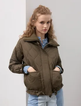 Chaqueton acolchada c punto - Green Coast - FashionsVida
