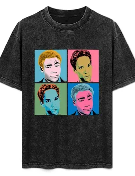 Troy and Abed Warhol T-Shirt Comfort Stretch Tee Shirt - Aliexpress - FashionsVida
