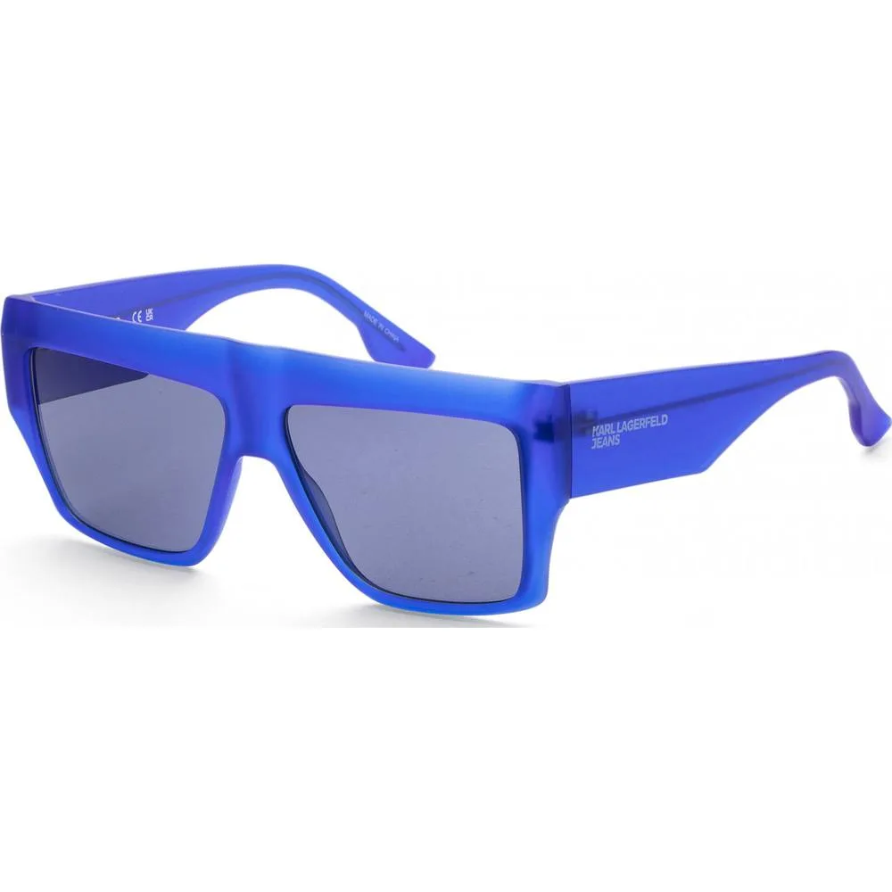 Unisex KLJ6148S-433 Square/Rectangle Sunglasses in Blue - Blue - Size: One Size - Karl lagerfeld - FashionsVida