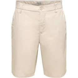 Only & Sons - Pantalón bermuda de hombre slim fit