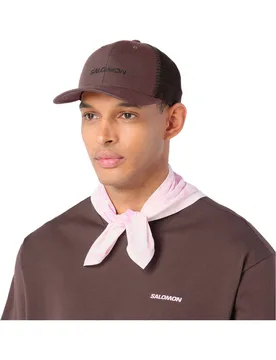 Logo trucker cap gorra running Marron (S/M) - Salomon - FashionsVida