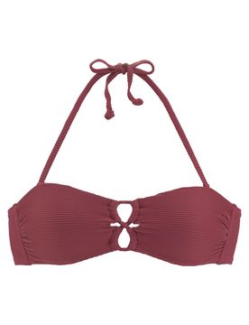 SUNSEEKER Top de bikini rojo