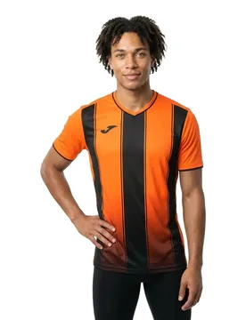 T-shirt à Manches Courtes Tiger Viii Orange / Black 3XL Homme - Joma - FashionsVida