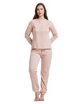 Pyjama à Manches Longues Alsace Sand Pink M