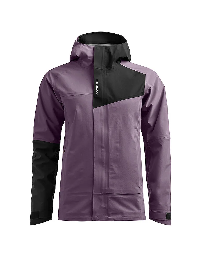 Chaqueta de mujer Seceda 3L con capucha morado XS - Ortovox - FashionsVida