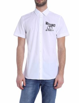 Camicia con Double Question Mark bianca