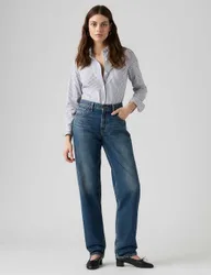 Taper H2 26 Ankle Grazer Jeans Mid Blue female