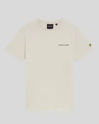 Men's Embroidered Logo Cotton T-Shirt in Cove/ Dark Navy