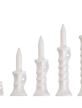 Stufentee Par verschiedene Längen 10er-Pack, weiss