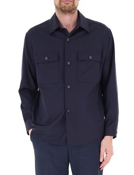 Camicia in lana BOSS BLU NAVY 50