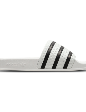 Adilette Herren Flip-Flops und Sandalen - Weiß - Größe 40 - Synthetik White 40