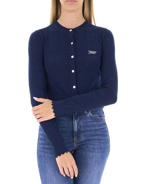 Cardigan in maglia BLU NAVY S