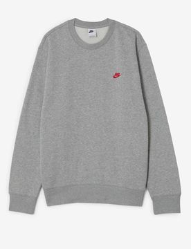 Sweat Crew Club gris/rouge xl