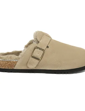Womens Ever Au Hazco Clogs With Sole - Brown/green Suede - Size Uk 3 - EverAU Australia - FashionsVida