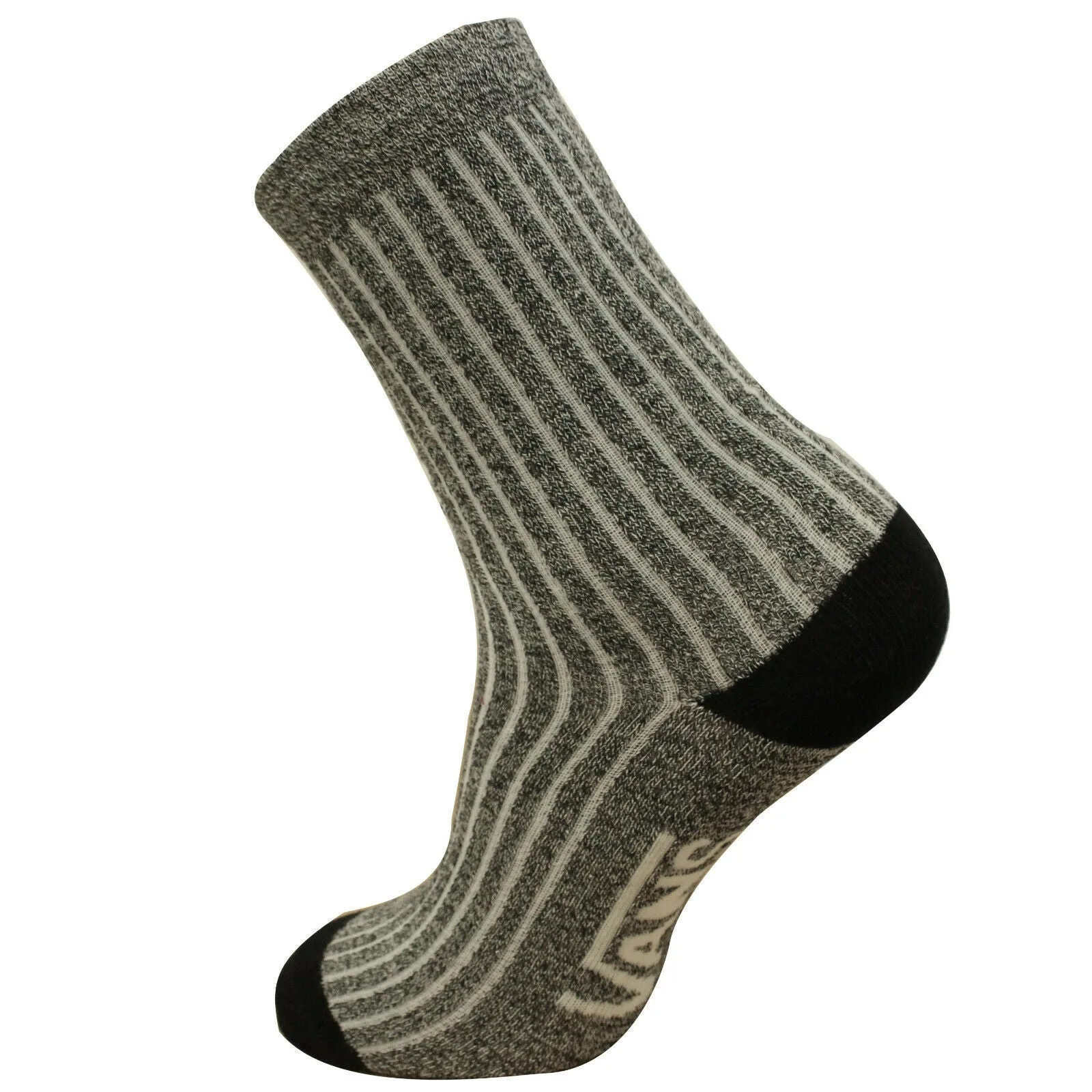 Off The Wall Sloucher Womens Grey Socks Textile - Size Uk 13.5 - Vans - FashionsVida