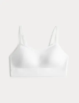 Pair Pack Cotton Rich Post Surgery Assorted Full Cup Bras A-DD White female - M&S - FashionsVida