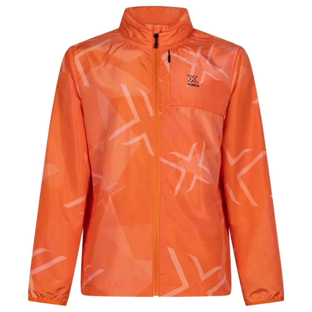 Munich Windbreaker Jacket Orange L - MUNICH - FashionsVida