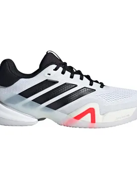 Barricade 14 All Court Shoes Ftwr White / Core Black / Lucid Red UK 10 - Adidas - FashionsVida