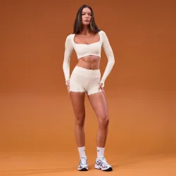 Top corto Tempo Cropped Ruched para mujer de MP - Coco - S