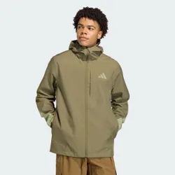 Giacca antipioggia Terrex Multi 2.5 Layer CLIMAPROOF XL Olive Strata / Tent Green