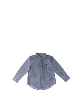 Camicia in cotone POLO BOYS BLU 3