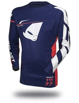 Maglia Moto Cross Enduro SLIM SHARP Blu Rosso taglia 2XL - UFO - FashionsVida