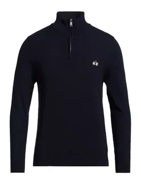 Rollkragenpullover Herren Nachtblau L,XL,XXL Herren - La martina - FashionsVida