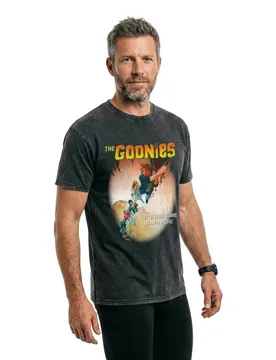 T-shirt à Manches Courtes The Goonies Our Time Acid Wash Black 2XL