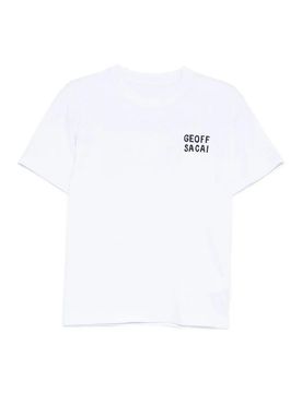 Sacai T-shirt con ricamo Geoff