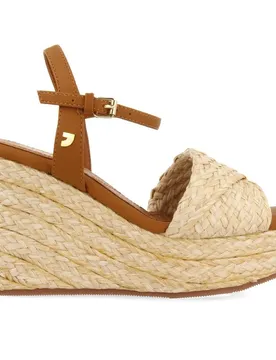 Sandali Con Zeppa In Esparto 71130 Natural EU 39
