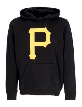 Felpa Cappuccio Uomo Mlb Backer Burnside Hoodie Pitpir Jet Black